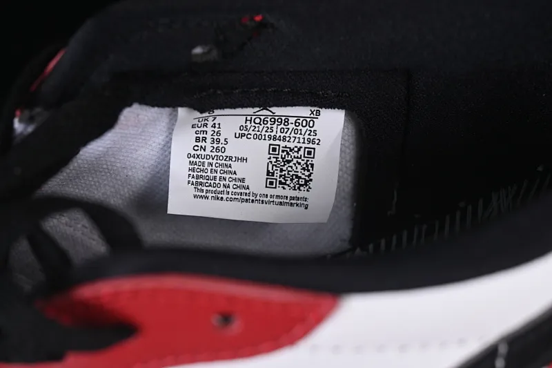 All categories Air Jordan Jordan series basketball shoes Air Jordan 1 Low G version pure original Air Jordan 1 Low OG AJ1 Joe 1 white red black hook low-top casual sneakers HQ6998-600